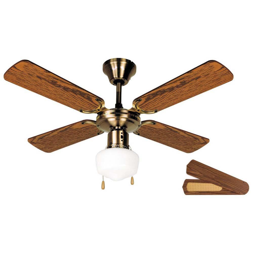 Orbegozo CL 02105 M - Ventilador de techo con luz, 50 W de potencia, diámetro de 105 cm, 4 palas reversibles y 3 velocidades