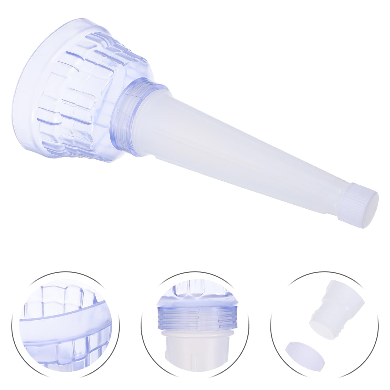 HEALLILY Multi-Functional Oil Filter Removal Tool with Anti-Scald Plastic Funnel, 9.13 X 3.54 Inch, Easy for Oil Changes and Filter Removal