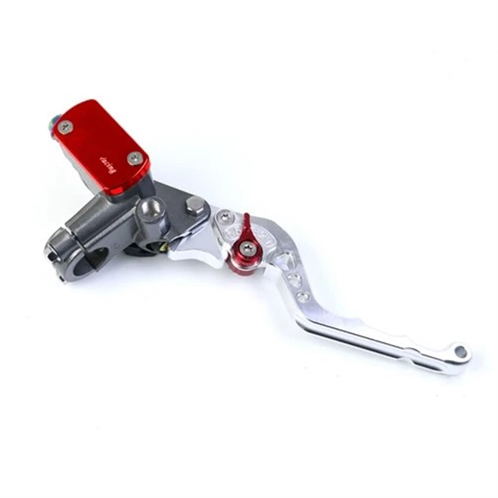 Hguvsjd One Color Universal 22Mm Dirt Bike Motocross Motorcycle Brake Master Cylinder Lever Hydraulic Clutch Motorcycle Brake Lever(Red Right Brake)