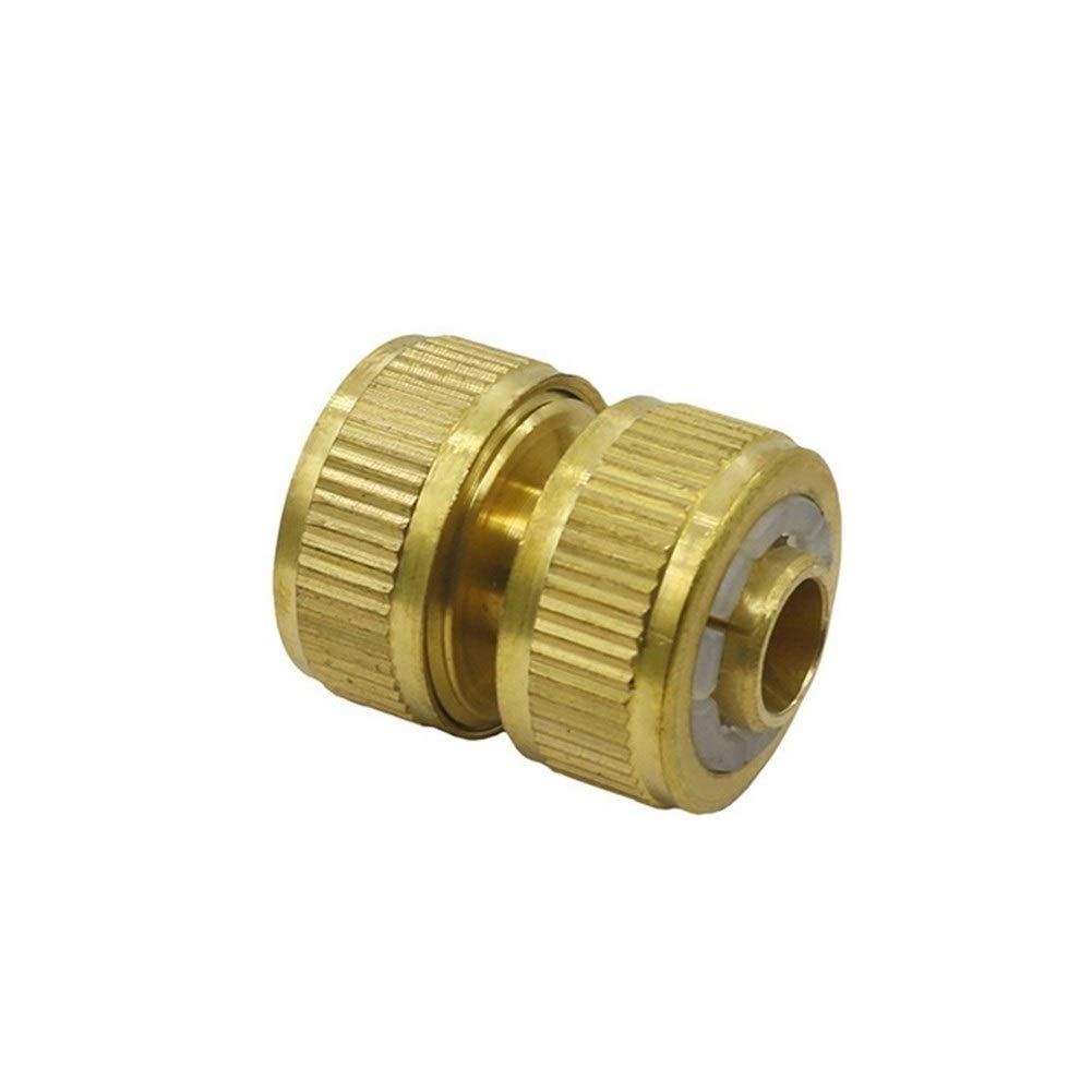 Ottone 1/2 '' Connettore del tubo flessibile Agricoltura Garden irrigazione Car Wash prolunga strumento Water Garden Hose Giunti 10 pezzi