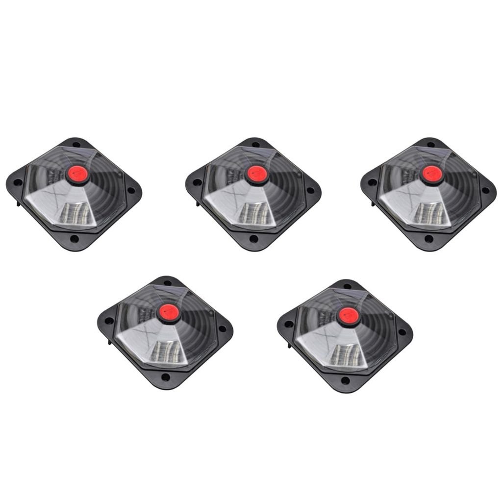 Tidyard Lot de 5 Dôme Solaire Piscine/Chauffage pour Piscine Solaire 735 W