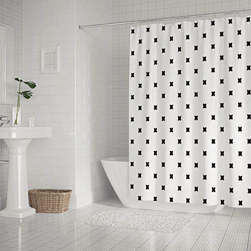 Rideau de douche rideaux de bain imperméables abstraits en polyester