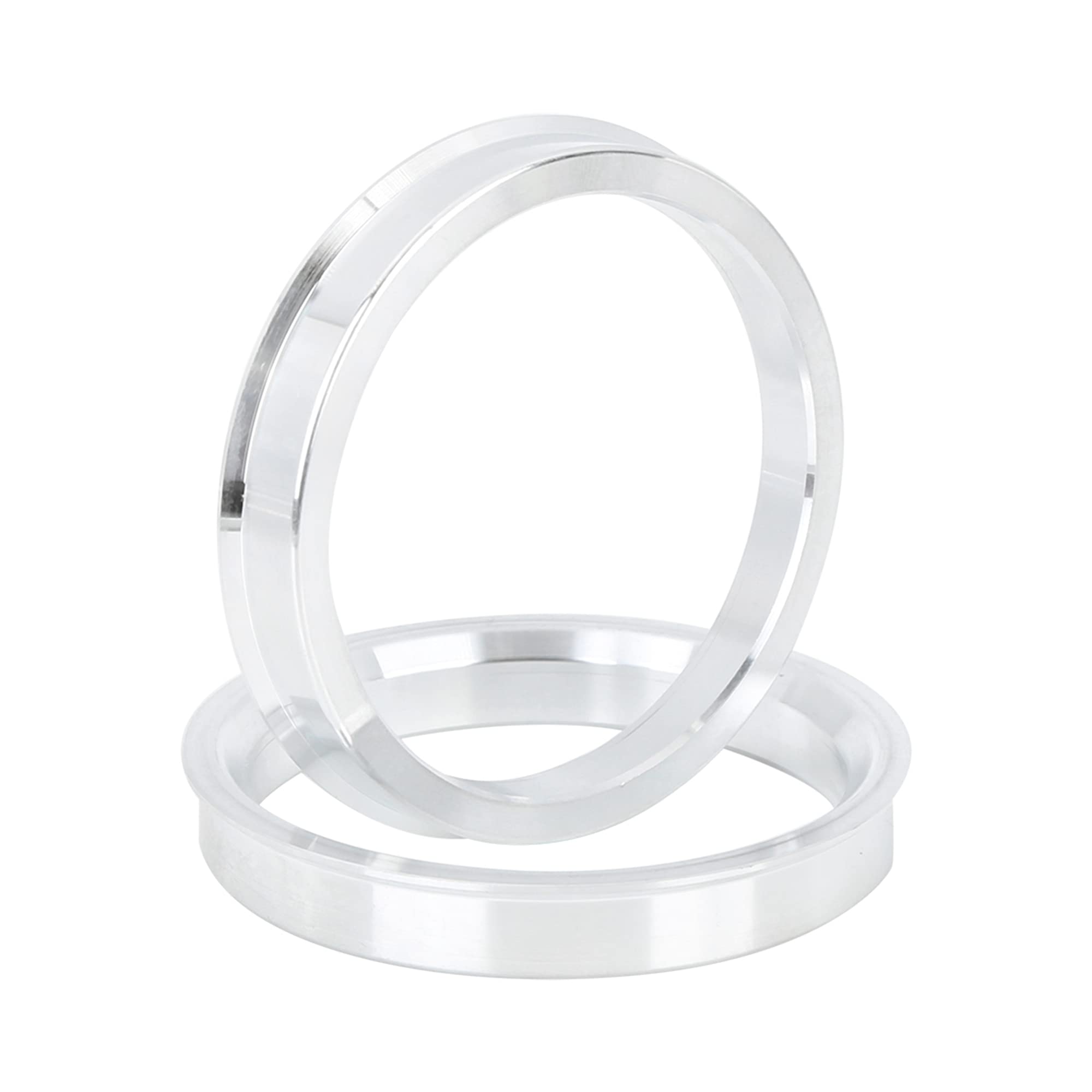 X AUTOHAUX Lot De 4 Bagues De Centrage 57.1-66.6Mm Pour Voiture | Pour Installation Entre Moyeu Et Roue, Élimine Vibrations, Profondeur 10mm, Ajustement Précis