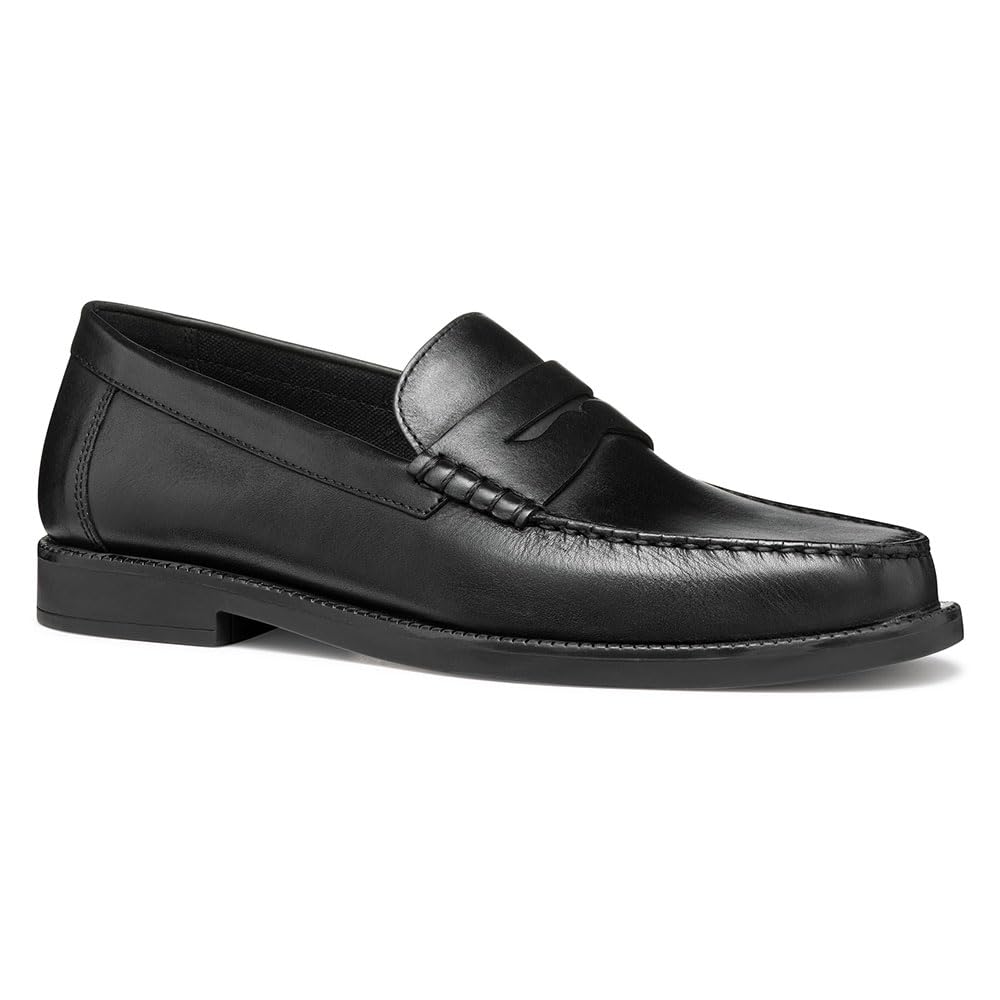 Geox U Recanati D, Mocassino Uomo, Black, 41 Eu-image