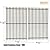 Hisencn Set of 2 Solid Stainless Steel Cooking Grids Grill Grate Replacement Parts for Master Forge 1010037, Nexgrill 720-0719BL, 720-0773, Charbroil, Kenmore, Tera Gear Gas Grill Models