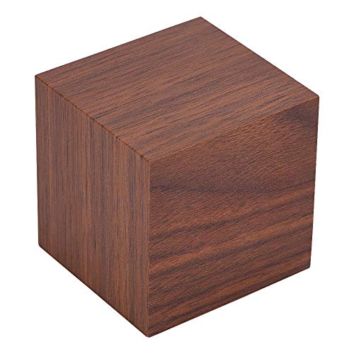 Digital Alarm Clock, Led Clock 3 Levels Brightness Modern Wooden Cube Clock Temperature Display With Voice Control For Bedrooms (Brown) #TOP5