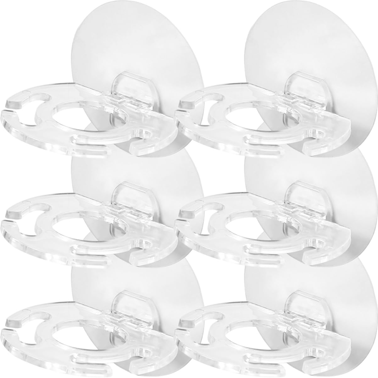 Ciieeo 4 Juegos De Soportes para Cepillos De Y Pasta De De Pared Fáciles De Instalar Material Resistente 6 Unidades X 4