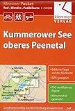 see gps data iphone  Klemmer Pocket Rad-, Wander- und Paddelkarte Kummerower See – oberes Peenetal: GPS geeignet, Erlebnis-Tipps auf der Rückseite, 1:50000