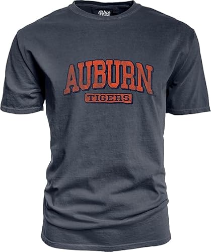 Auburn Tigers NCAA Officially Licensed T-Shirt Team Color Dyed Ringspun Vintage, Medium
