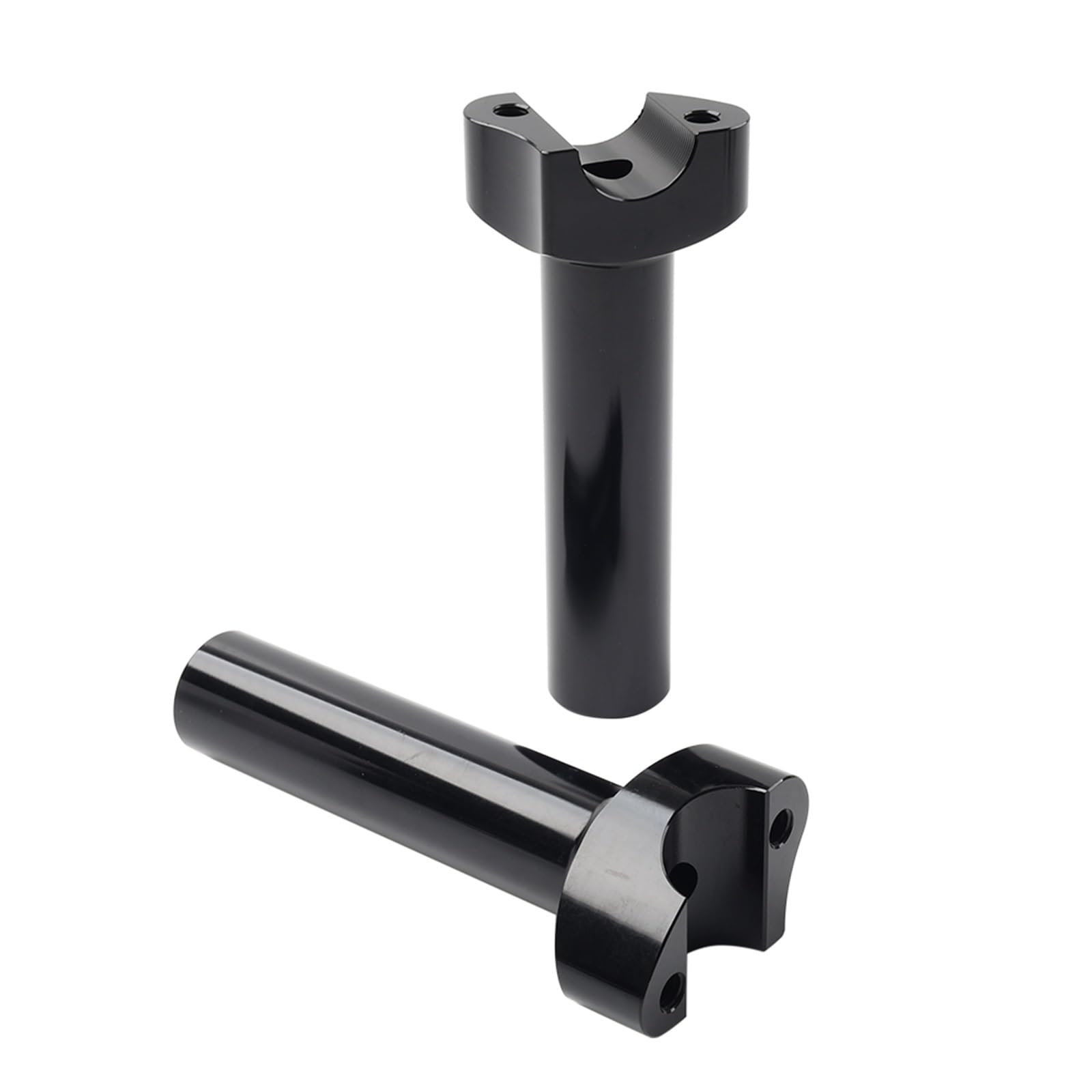 Elevadores rectos de manillar de 1" con acabado robusto para Dyna y Softail 8