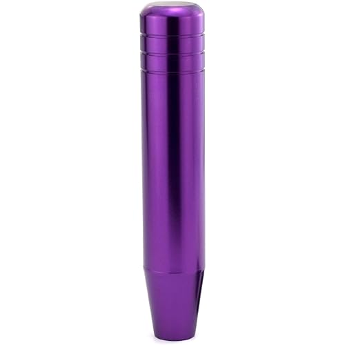 7.09" Gear Stick Shifter Knobs, Long Weighted Car Shift Handle Knob with Aluminum Alloy Fit Most Manual Automatic Transmissions, Purple