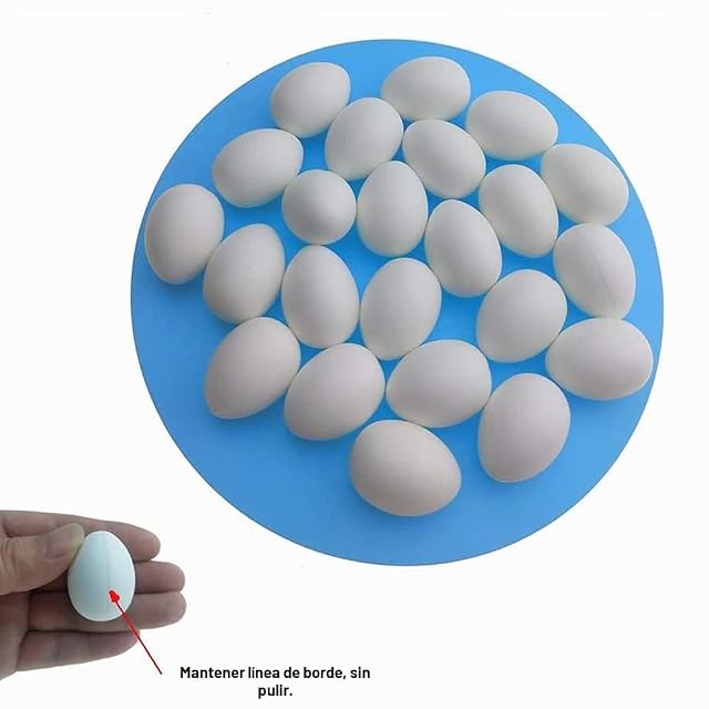 Foto 2 de 8 de ANCLLO 20 huevos de plástico sólido de 10 g para palomas de carreras
