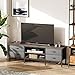 CAIYUN TV Stand with Storage, TV Table 63 Inch with Drawers for 65 70 Inch TV, TV Console Table, TV Bench for Living Room, Bedroom(Grey,63 Inch)