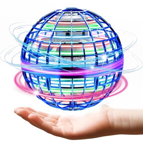 Lshfjnd Juguete de Pelota voladora Orb, Juguetes de Boomerang de Control Manual y Vuelo sostenido, Regalos para Gadgets y Juguetes para Edades de 6 a 10+ años, Niños, Niñas, Adolescentes (Azul)