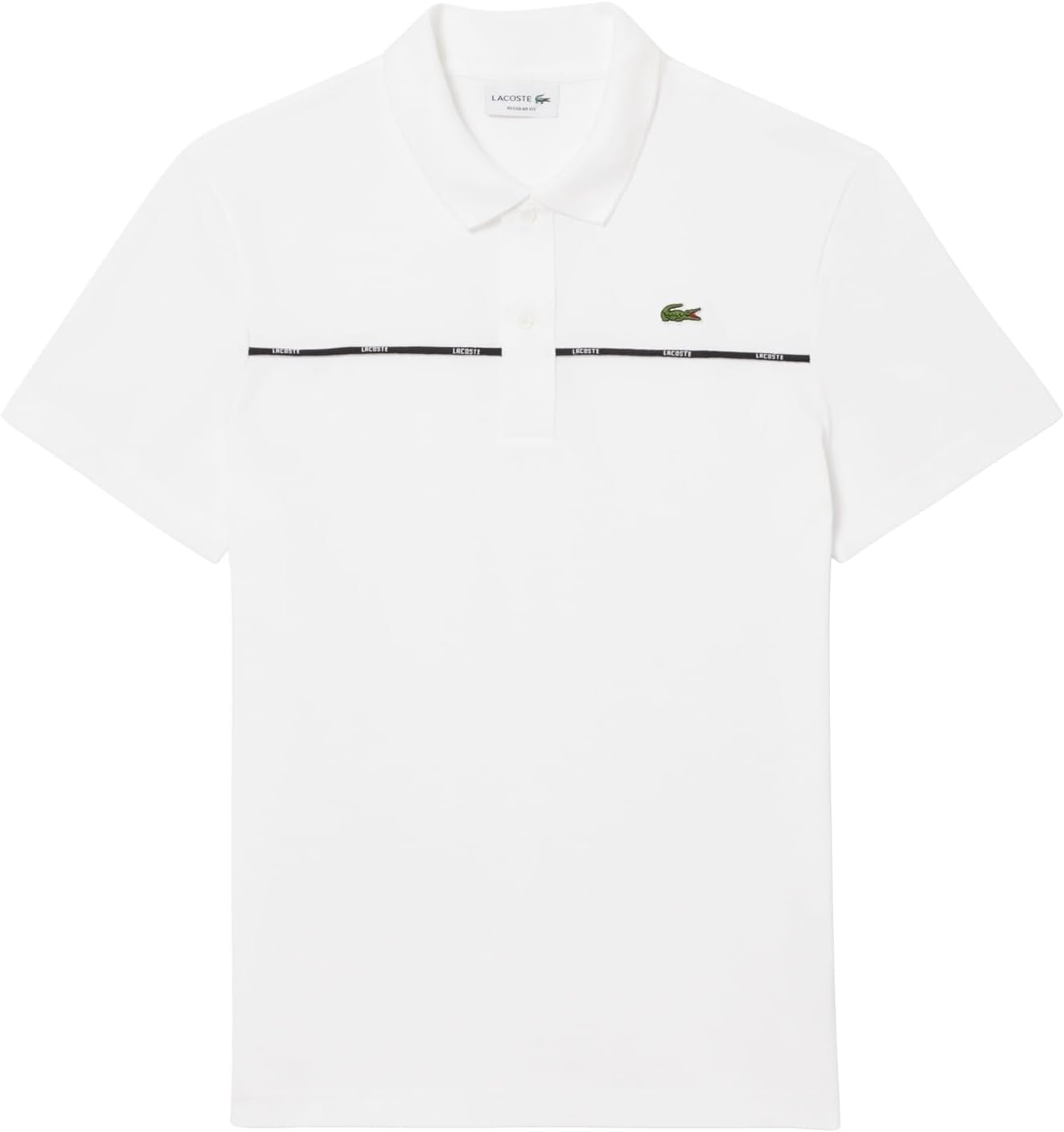Lacoste Mens Regular Fit Logo Trim L.12.12 Polo Shirt - Image 4