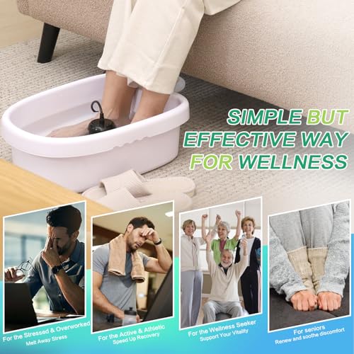 Veicomtech Ionic Foot Bath Detox Machine, Portable Foot Detox Machine for Salon, Ionic Foot Spa with auto 30 mins timer, Ion Foot bath Detox Machine with Basin, 2 Arrays and 100 Liners by veicomtech - Image 7