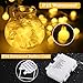 Battery Operated String Lights, B-right Outdoor Fairy Lights, 15ft 40 LEDs Waterproof Globe String Lights for Halloween, Christmas, Wedding, Bedroom, Patio and Party (Warm White, 8 Modes,Timer)
