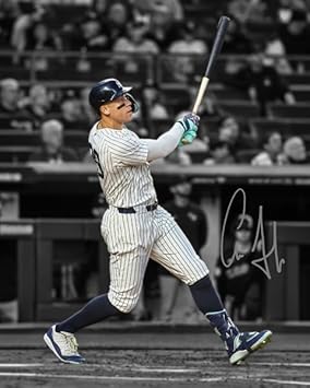 Ikonic Fotohaus Aaron Judge Signed Photo Autograph Print Wall Art Home Decor
