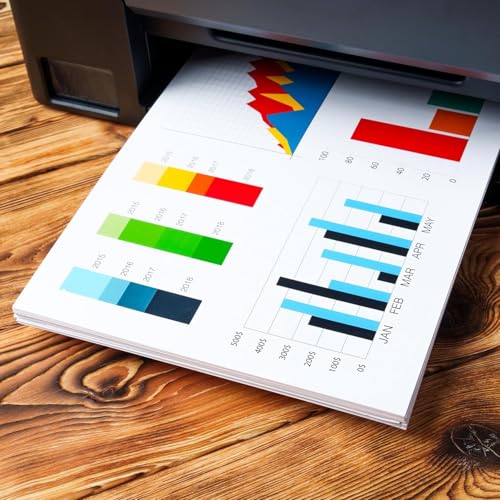 Stick Well Druckerpapier A4, 500 Blatt, weißes papier a4, kompatibel mit Tintenstrahl-, Laserdruckern und Kopierern, vielseitig einsetzbar, ideal für den Heim- und Bürogebrauch (1 Packungen)