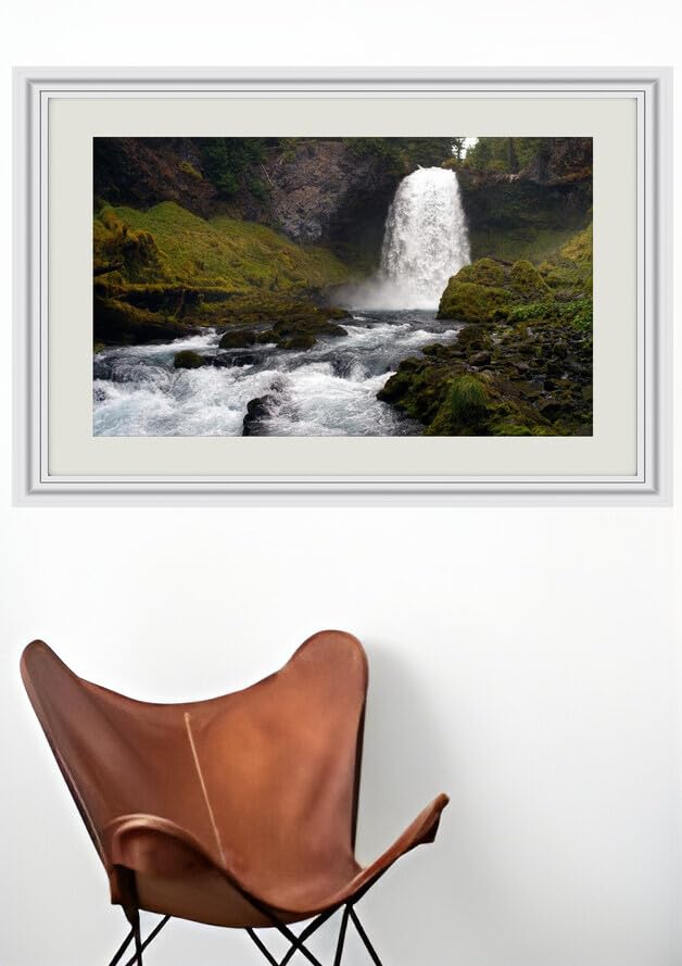 JVERF - JZZJ35617 Sahalie Oregon Waterfall Lush| Self-Adhesive Painting | Frameless