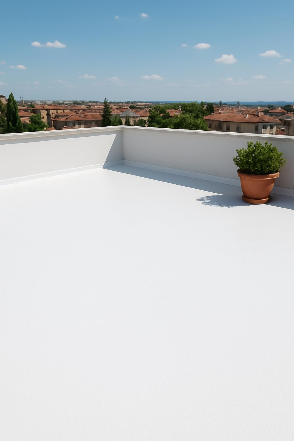 Impermeabilizzante Fibrorinforzata per Terrazze per infiltrazioni acqua RIVEM CUPER GOOM Guaina Liquidai, Terrazzi, Coperture | Facile Applicazione a Rullo o Pennello Bianco 13 LT