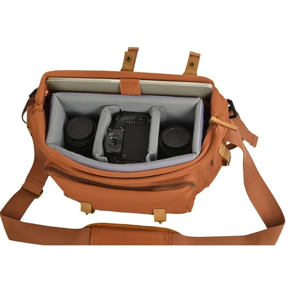 JHDFH DSLR-schoudertas Canvas-draagtas met grote capaciteit Lenskabelstatief Outdoor Travel Organizer