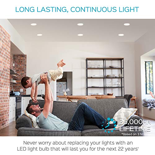 Luxrite Br40 Led Light Bulbs, 85W Equivalent, 4000K Cool White, Dimmable, 1100 Lumens, Led Flood Light Bulb, 14W, E26 Medium Base, Indoor/Outdoor - Perfect For Office And Recessed Lighting (6 Pack) #TOP3