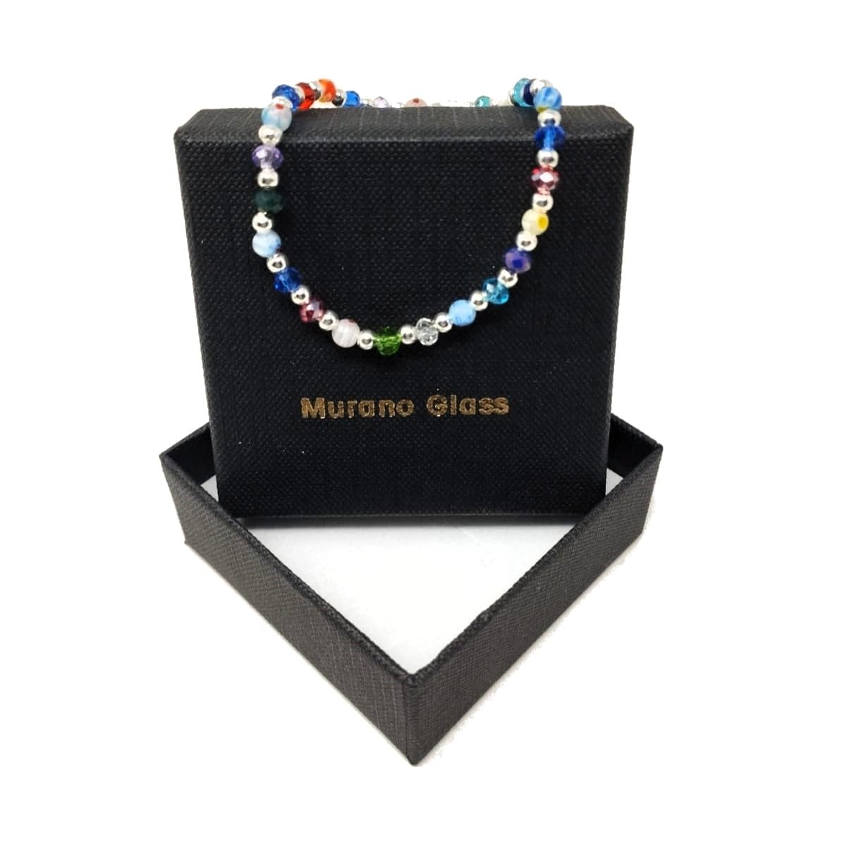 Sospiri Venezia Bracciale Bambina in Perle Vetro di Murano, Braccialetto Colorato Idea Perfetta Regalo Speciale Made Italy