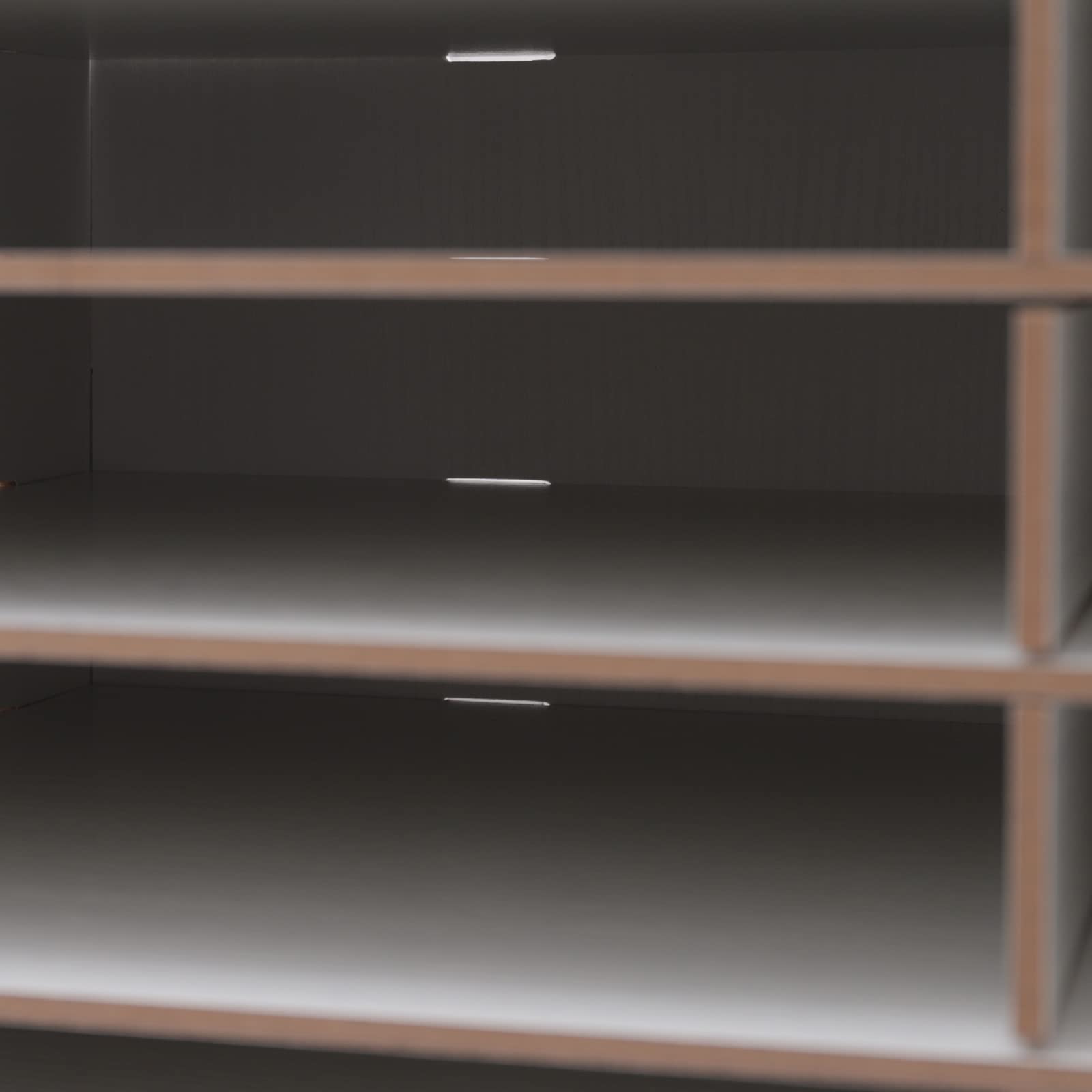 Dokumentenablage Holz 18 Fächern Tischorganizer Schreibtisch 51.8 * 33 * 49 cm Ordner Organizer A4 Ablage Schreibtisch Geeignet zur Aufbewahrung von Dokumenten Büchern Stifthaltern usw (Weiß)