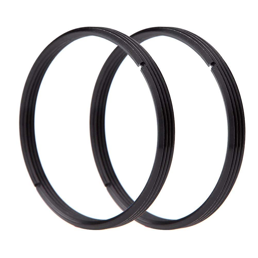 2Pcs M39 to M42 Lens Mount Adapter Metal Ring for 42mm Focusing Helicoid, 39mm to 42mm Thread