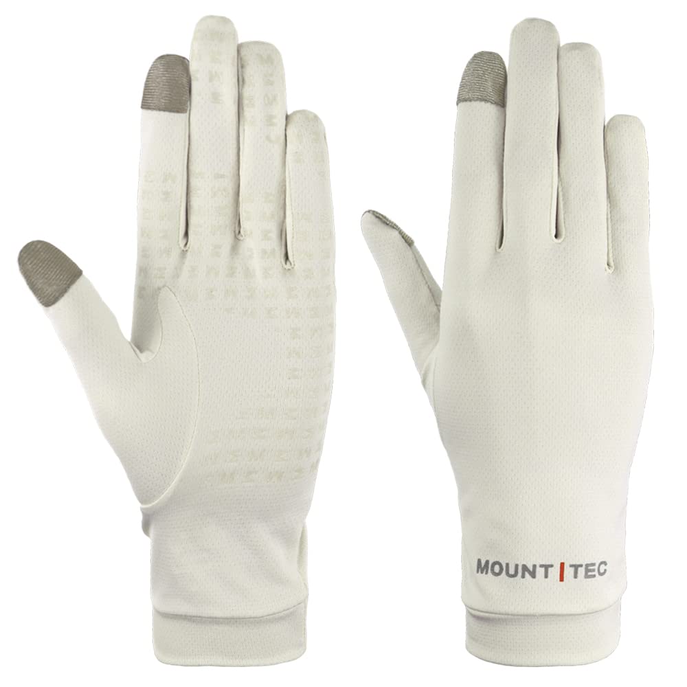 MOUNT TEC UV Protection Gloves Men's Women's Finger Tip Touchscreen Gloves UPF 50+ Sun Protective Glove for Cycling Fishing Running Hiking Boating