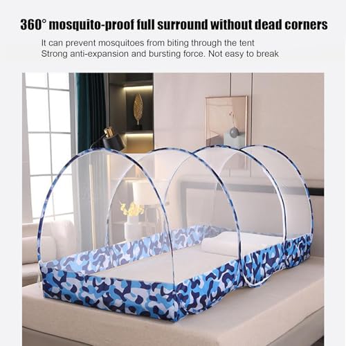 Tente nette pour le camping pliable et moustiquaire de voyage portable en maille - 4