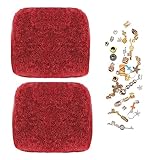 Orientfashion Hair 2 Pieces/lot 30g/pack Tight Afro Kinky Bulk Hair 100 Human Hair For Dreadlocks,Twist Braids,Afro Human Hair For Black Women (8inch (pack of 2), Red)