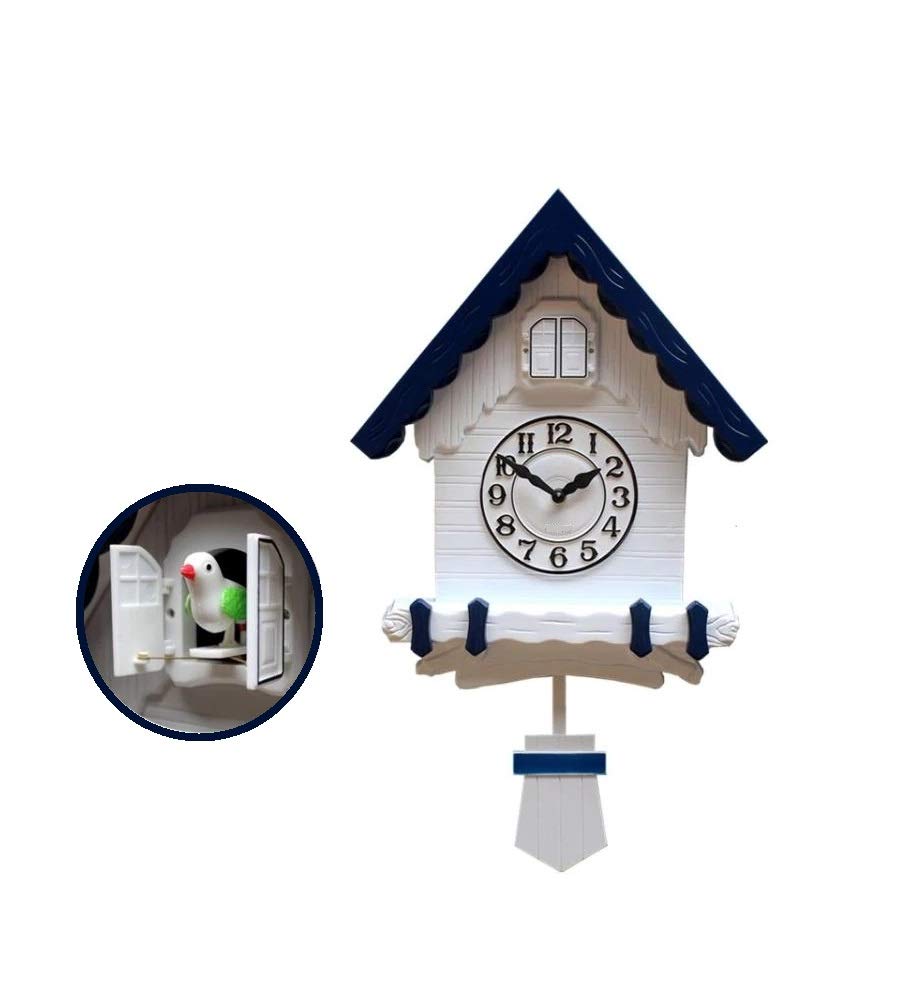 Cuckoo Wall Clock Hard Plastic (BlueWhite)