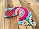 Mandala Wärmekissen mit Samen und Kräutern mit waschbarem Bezug (50 cm x 14 cm) Lavendel – MITE (Mandala Türkis)
