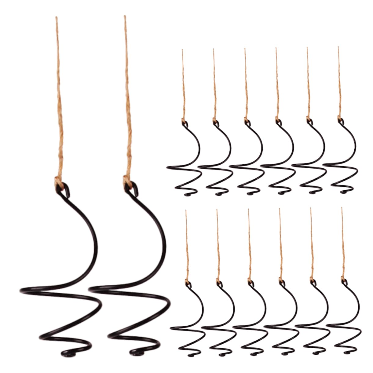 IWOWHERO Air Plant Holder Display Multi-use Air Plant Rack Wall Planter Hooks for Home Office Hotel