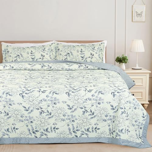 BSB HOME AllWeather Embroidered 3 Pcs Comforter Set with Pillow Shams