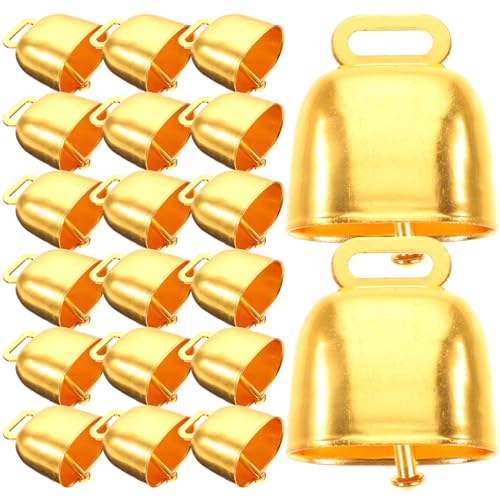 FAVOMOTO Metal Cow Bells Farm Animal Loud Bells Livestock Hanging Pendants Cattle Ornament