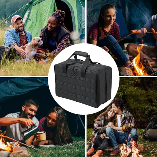 Fermeture éclair robuste sur ce coffre de rangement camping de grande taille - 4