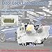 Qagea Front Right Passenger Side Door Lock Latch Actuator Fit for 2009-2020 Dodge Ram 1500 2500 3500 Jeep Patriot, Replaces 931-081 68079094AA 4589420AD