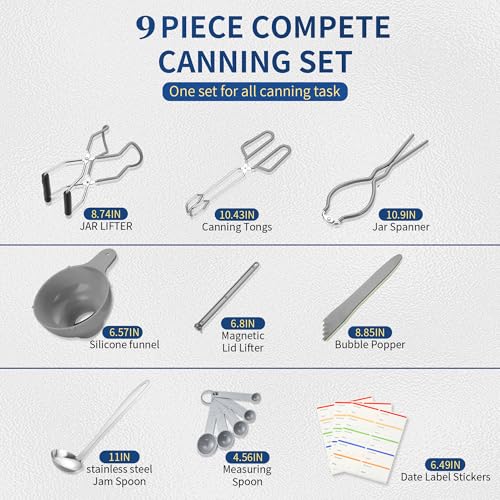 Image of Canning Supplies Starter Kit,Canning Kit Set for Beginners