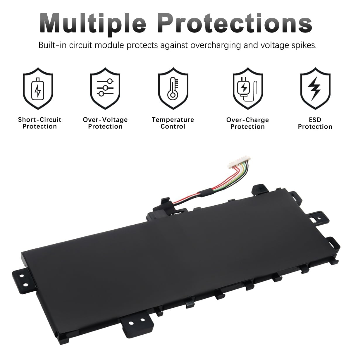 B21N1818 Laptop Batterie pour ASUS VivoBook 17 X712 X712 X712D X712DA X712F X712FA X712FB S712 S712D S712DA S712E M712 M712D M712DA K712 K712E K712EA A712 A712E A712EA D712 D712D D712DA F712