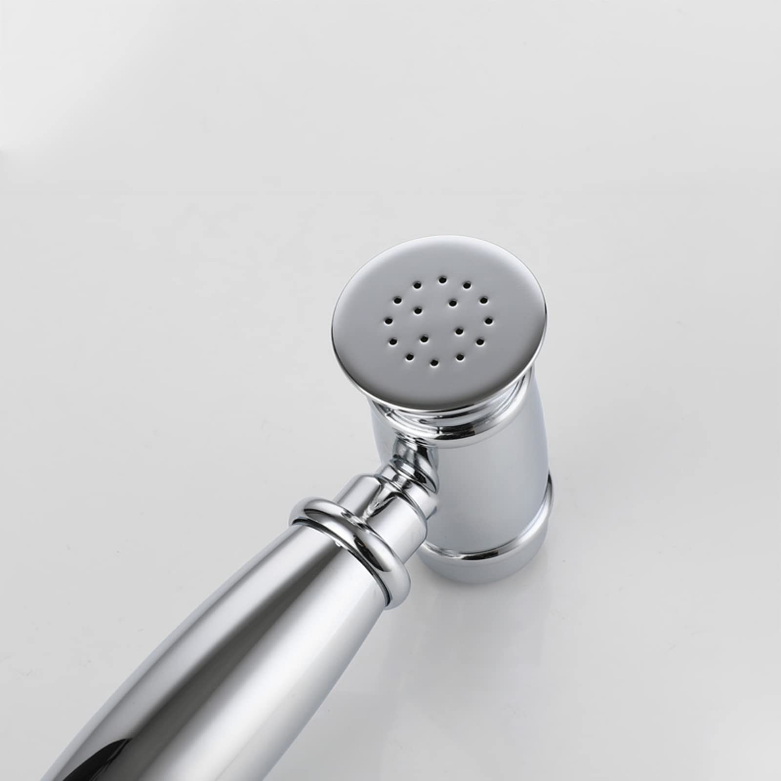 Rociador de Bidé de Mano Pulverizador de Bidé Latón Pulverizador Bidet con Base y Válvula de Ángulo, Montado en La Pared, para Higiene Personal, Enchapado,Spring Hose