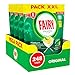 Fairy Original Pastiglie Lavastoviglie, Detersivo Lavastoviglie al Limone, 248 Lavaggi, 4 x 62 Capsule Lavastoviglie, Azione Pulente al Primo Lavaggio, Efficace sul Grasso Incrostato
