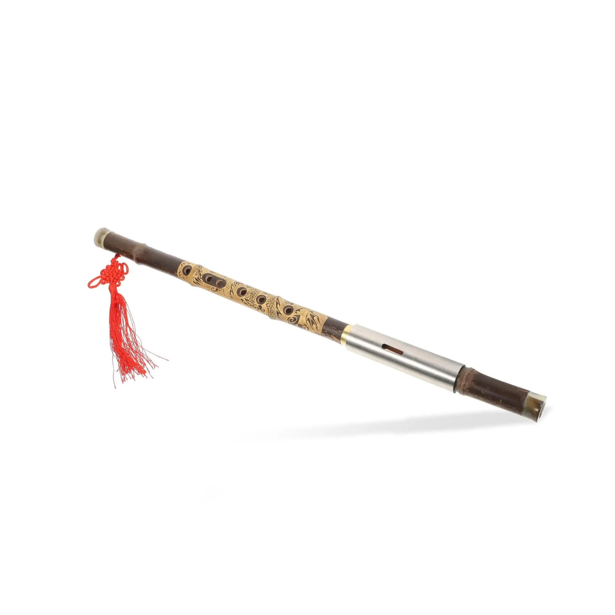 Flauta De Bambú De Madera 1 Pieza De Flauta De Bambú Bawu Con Clave F Y Tono Dulce Para Clarinete Tradicional Profesional