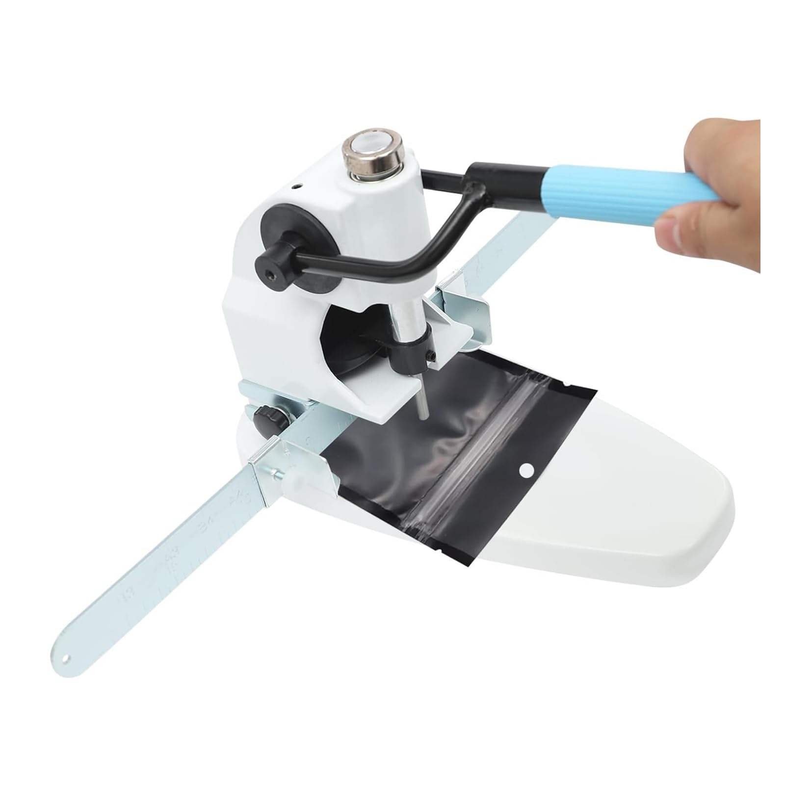 Papierlocher, Einlocher mit Griff for Kinder und Erwachsene, Handkreisstanzer for Papierbasteleien im Büro, Klassenzimmer, 5-mm-Bohrer