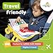 deMoca Toddler Busy Book for 1 Year Old - Airplane Toys for Toddlers 1-3, Activity Quiet Book, Kids Travel Essentials, Montessori Busy Board Travel Activities, Gift for Boys & Girls