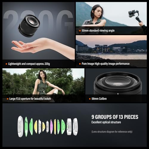VILTROX 50mm F2.0 for Nikon Camera Lenses AF 50 mm F2 Z-Mount Shot Large Aperture STM Prime Lens for Z5 Z50 Z50II Z6 Z6II Z7 Z7II ZFC Z30 Z9 Z8 ZF Z6III