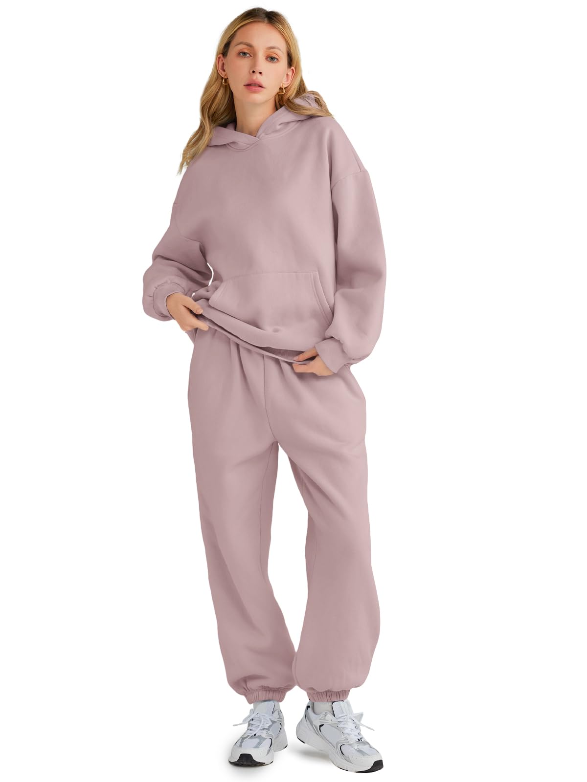 AUTOMET Casual Kobiety Au231 | Ponadwymiarowe jesienne bluzy z kapturem i workowate spodnie dresowe joggery moda 2026 stroje
