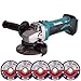 Price comparison product image Makita DGA452Z 18V LXT Cordless Angle Grinder with 5 x 115mm Grinding Metal Cutting Disc